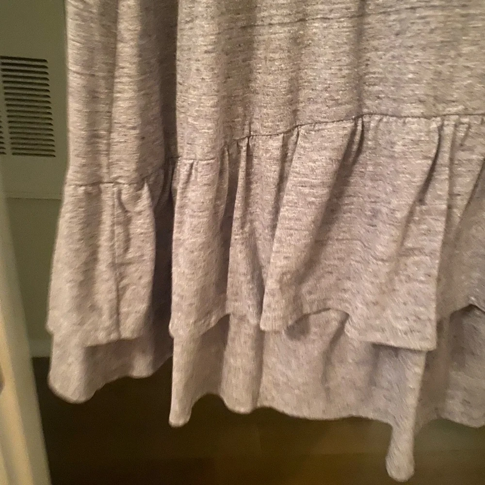 Lane Bryant Heather Gray Tiered Mini Dress - Picture 4 of 4